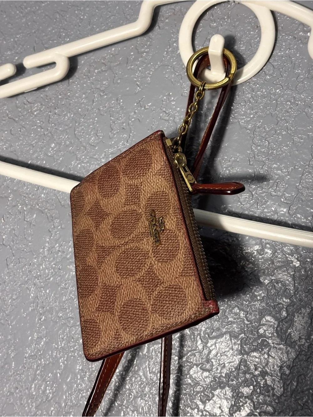 Coach Brown Signature Canvas Crossbody Bag